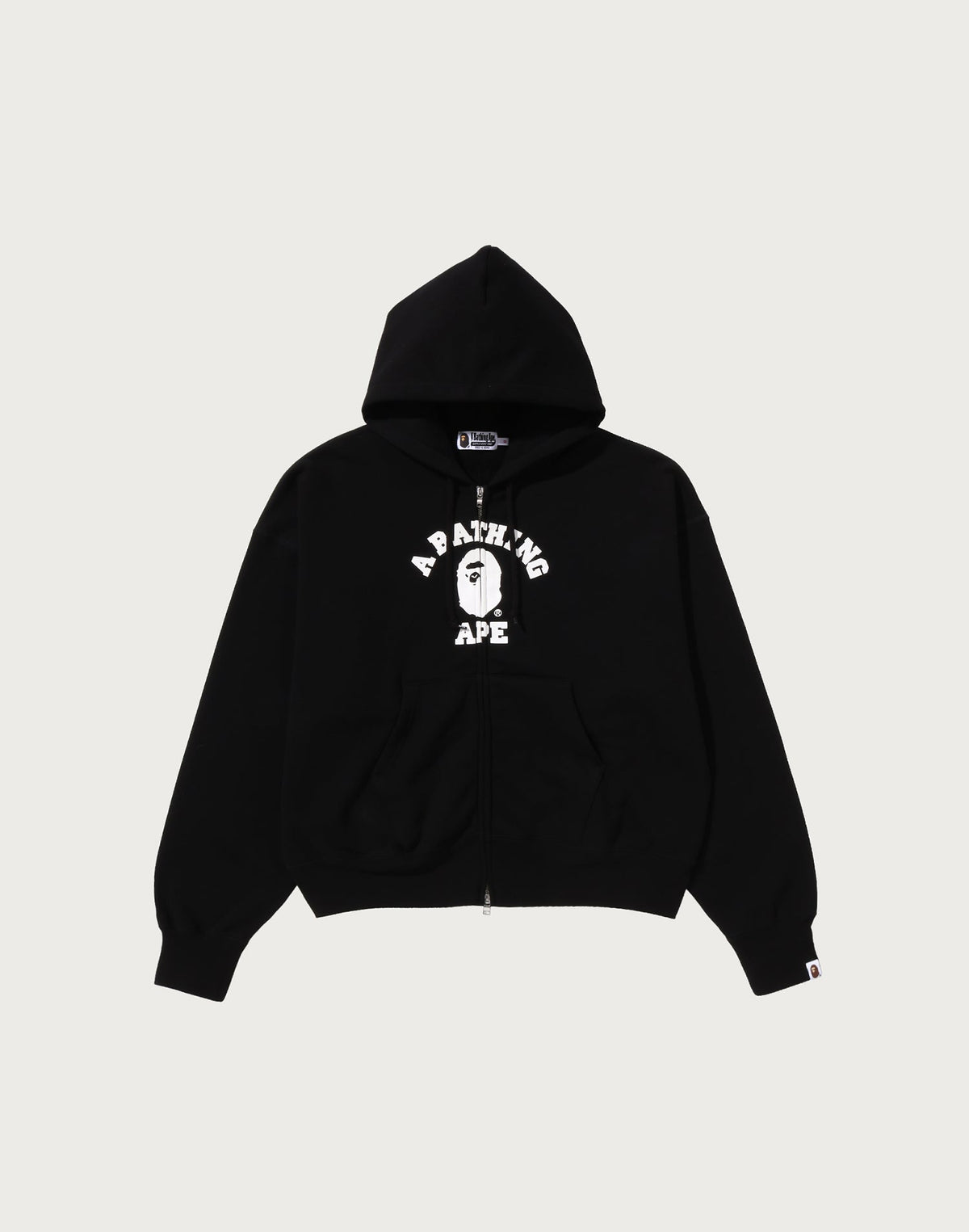 COLLEGE OVERSIZED ZIP HOODIE LADIES