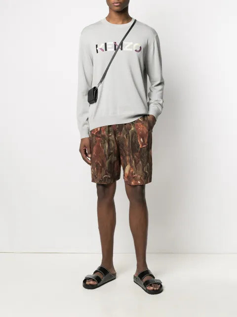 Kenzo logo-embroidered jumper