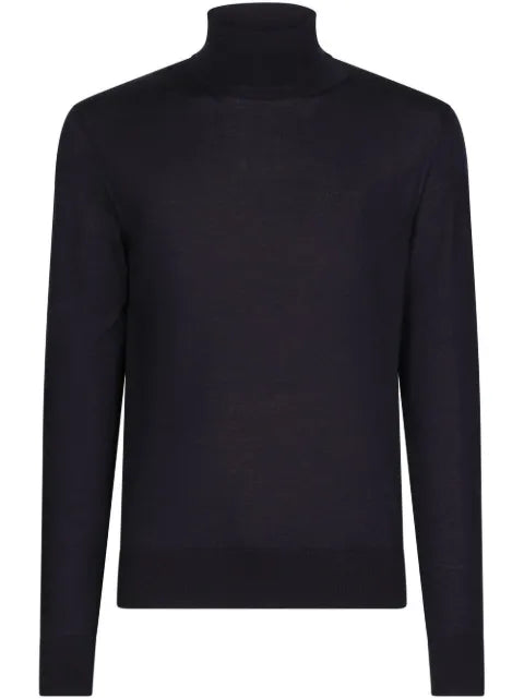 Dolce & Gabbana roll-neck cashmere-silk jumper
