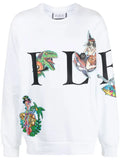 Philipp Plein logo-print crew neck sweatshirt