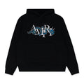 Black CNY Stacked Dragon Logo Hoodie