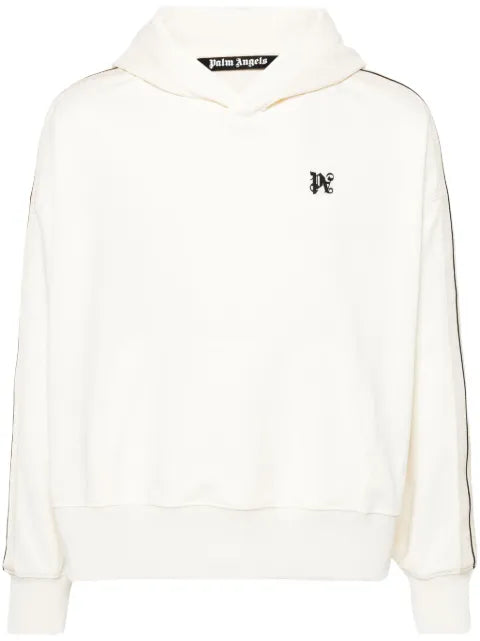 Palm Angels monogram-embroidered track hoodie