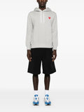 Comme Des Garçons Play heart-patch drawstring hoodie