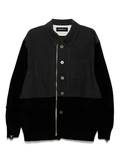 Undercover panelled shirt jacket
