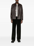 OUR LEGACY leather overshirt