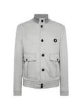 Billionaire flap-pocket buttoned bomber jacket