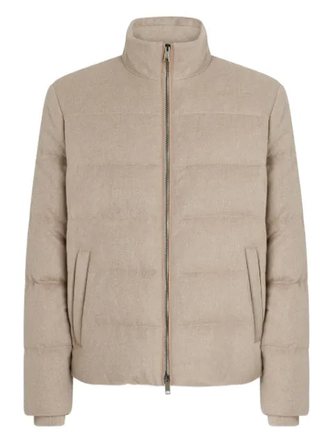 Zegna Oasi quilted cashmere jacket