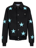 Philipp Plein star-print wool shirt jacket