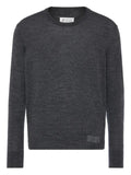 Maison Margiela wool-blend patch sweater