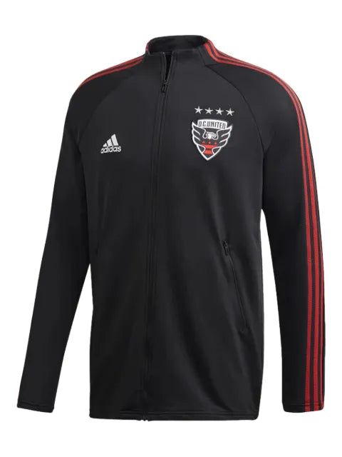 adidas D.C. United Anthem striped sweater