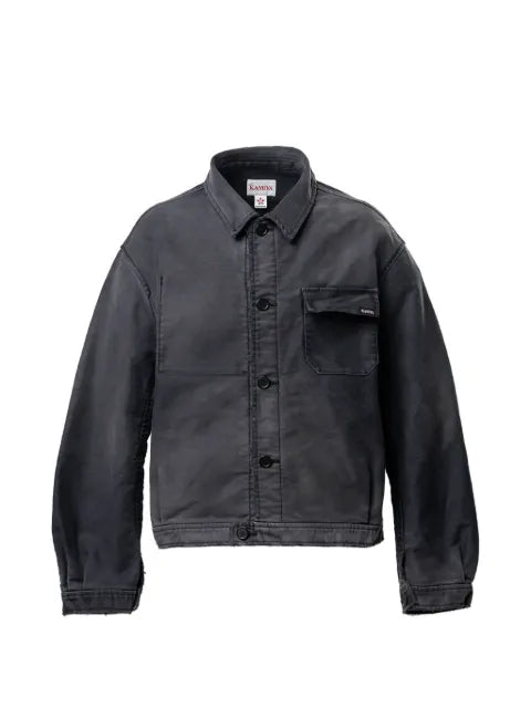 KAMIYA  distressed moleskin jacket