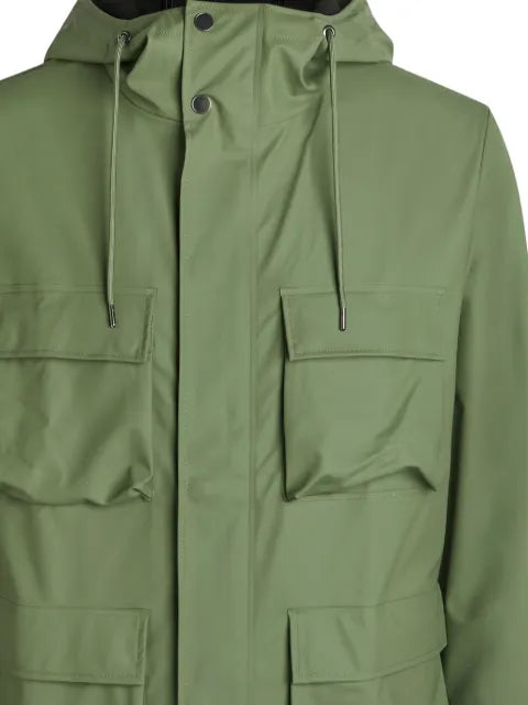 Rains hooded cargo jacket