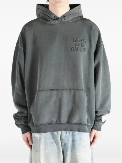 GALLERY DEPT. Dept Embossed long-sleeves hoodie