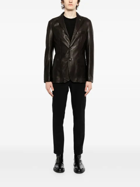 Tagliatore Wes leather jacket