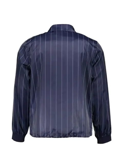 Gant pinstripe snap-button jacket