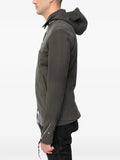 Ma+ detachable-hooded jacket