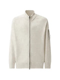 C.P. Company lambswool Lens zipped sweater