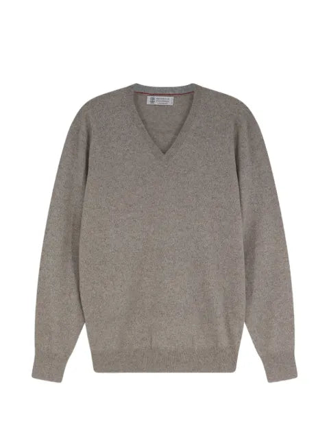 Brunello Cucinelli V-neck cashmere sweater