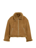 AMI Paris Sheep shearling aviator jacket