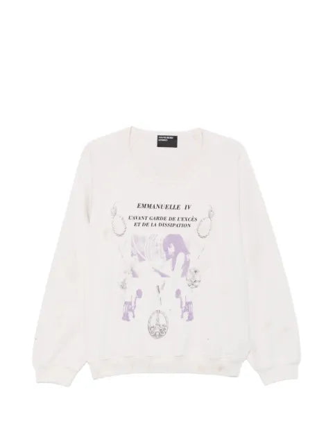 Enfants Riches Déprimés graphic-print distressed cotton sweatshirt
