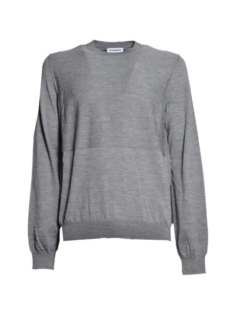 Jil Sander crew-neck ribbed-trim sweater