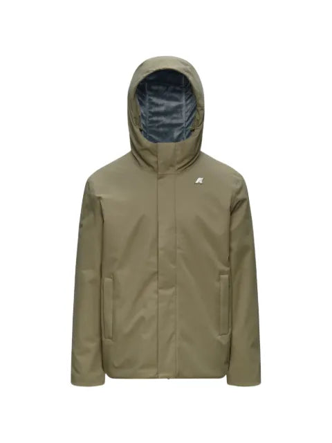 K-Way Jacko logo-patch hooded jacket
