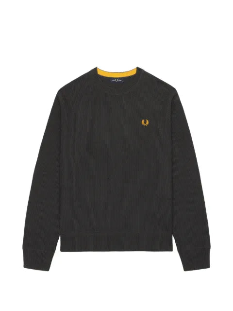 Fred Perry waffle-knit sweater