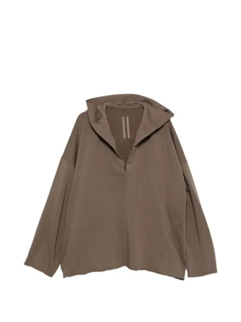Rick Owens DRKSHDW raw-cut hooded hoodie