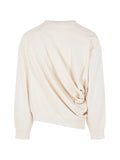 Hed Mayner asymmetric embroidered sweatshirt