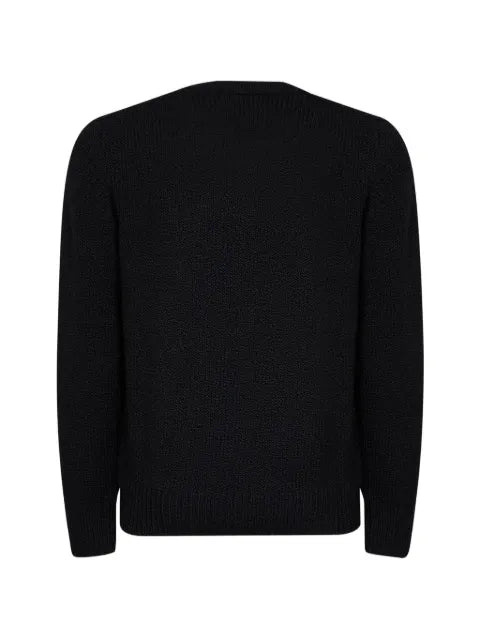 D4.0 ribbed-knit crew-neck sweater