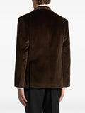 Peserico velvet peak-lapel blazer