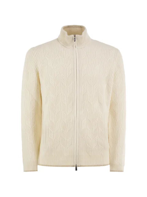 Fedeli cable-knit cashmere cardigan
