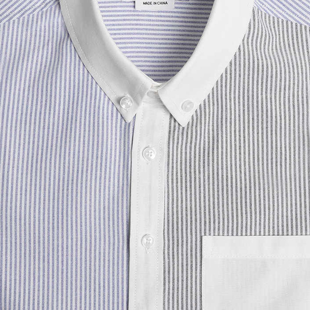 Men's Blue striped shirt | Thom Browne