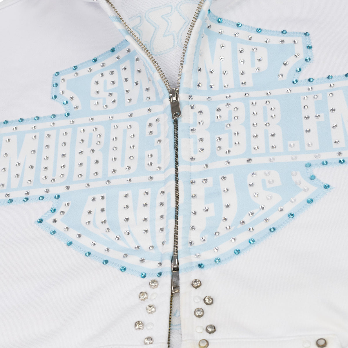 White Chop333r Hoodie