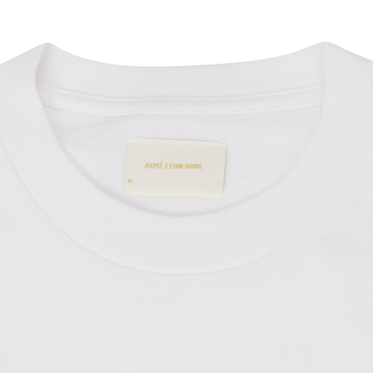 White SS Din Logo T-Shirt
