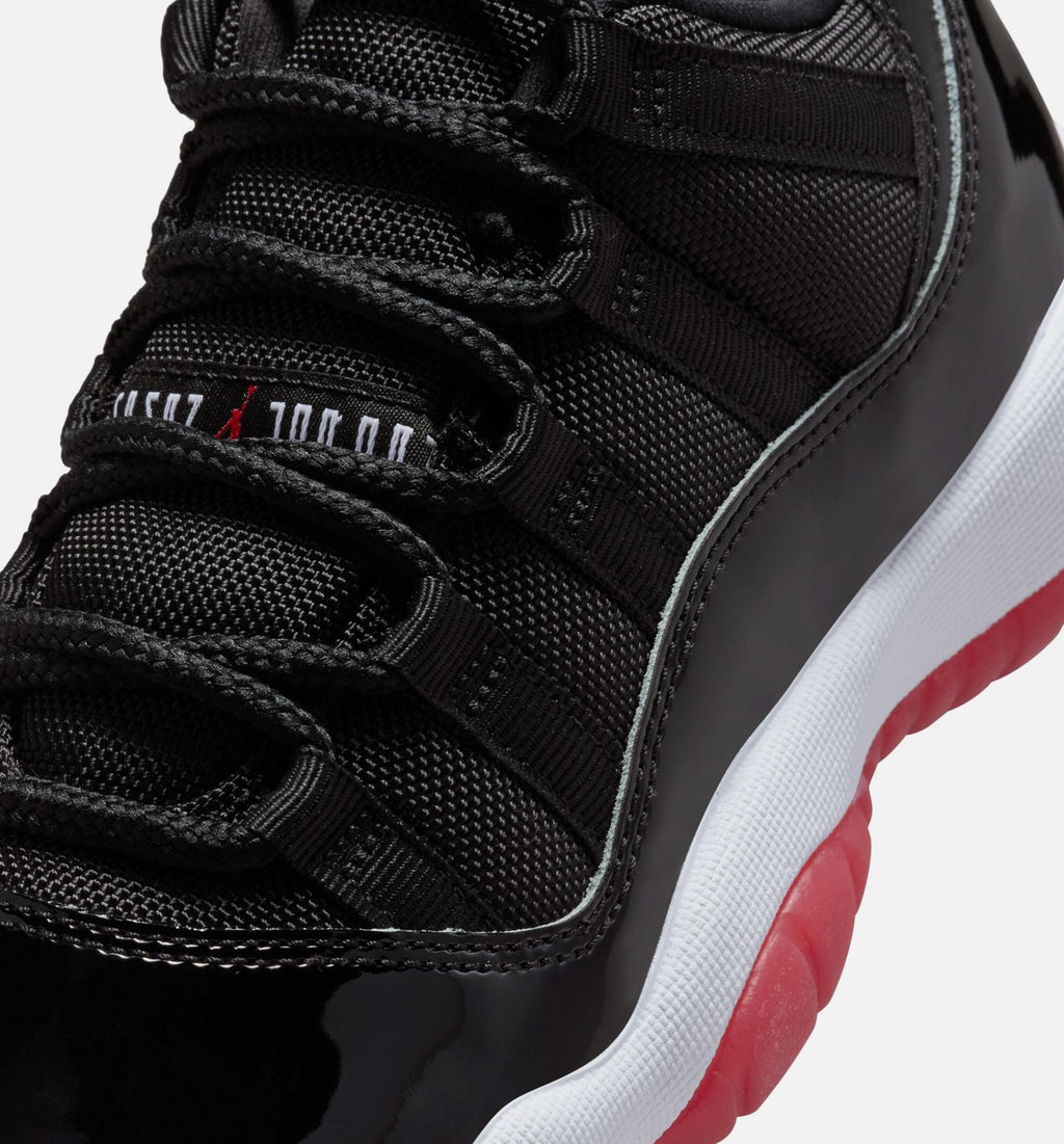 Air Jordan 11 Retro Bred Big Kids' Sneakers - Black / Varsity Red / White