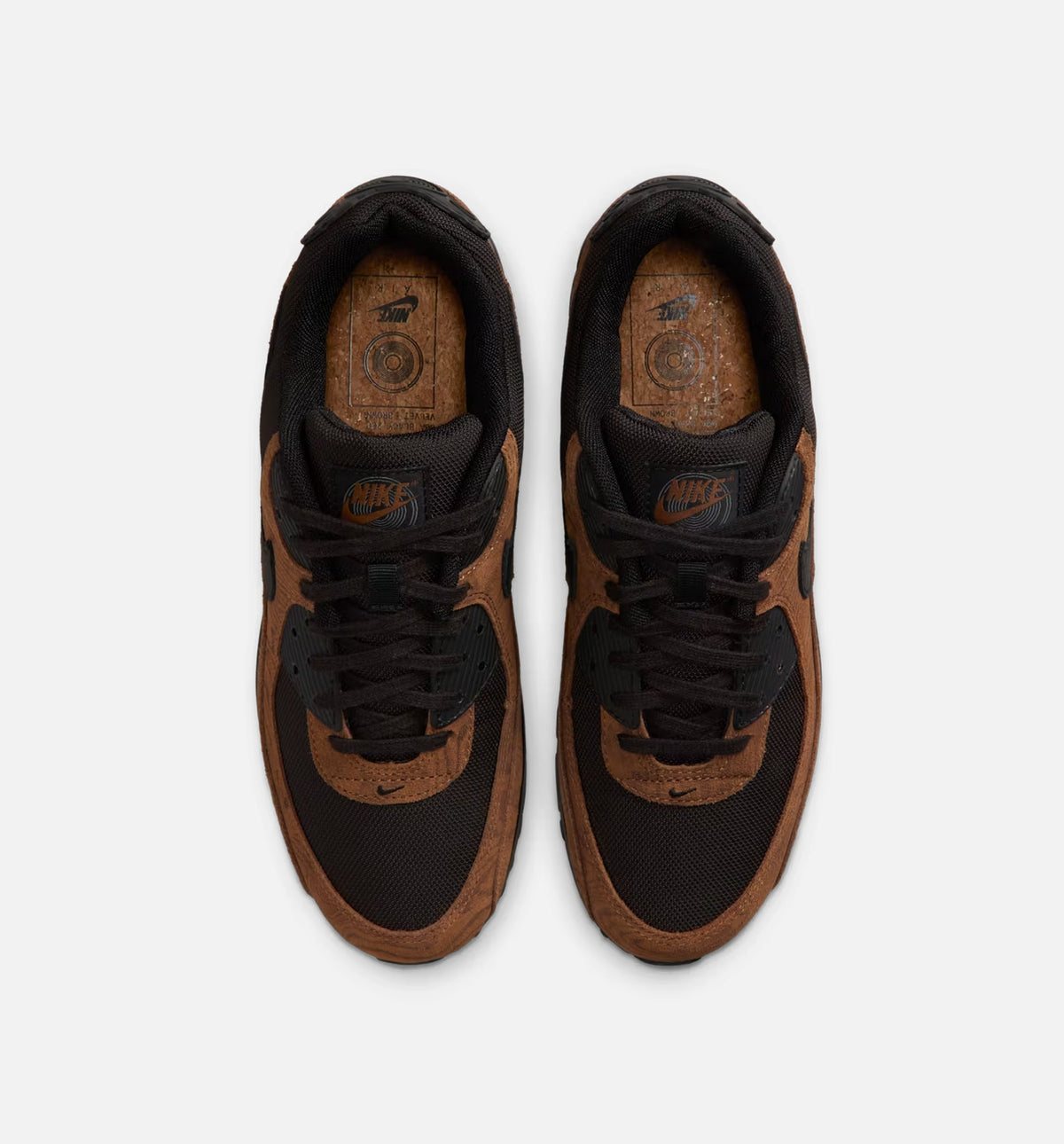 Air Max 90 Premium Men's Lifestyle Shoes - Light British Tan / Velvet Brown / Black