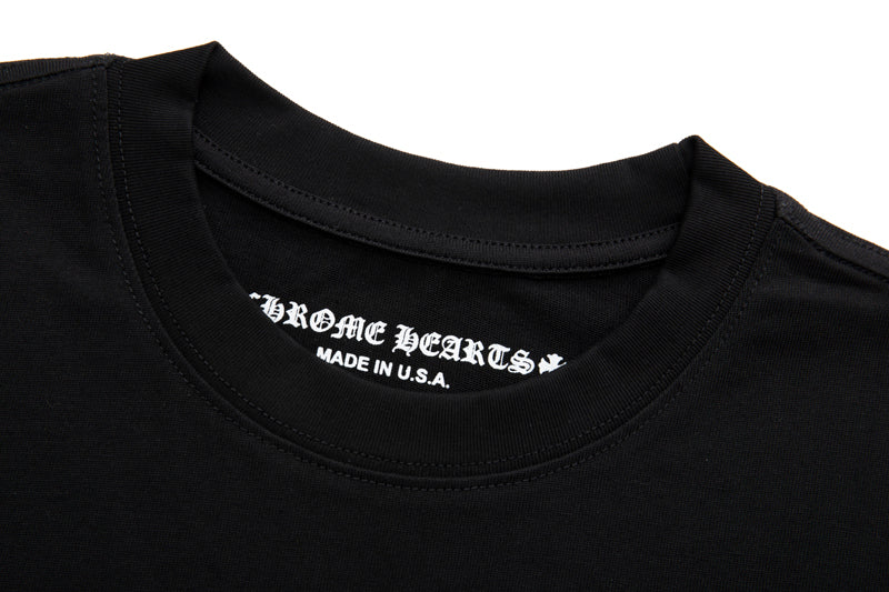 Chrome Hearts USA Script Logo Short Sleeve T-Shirt Tee 6050