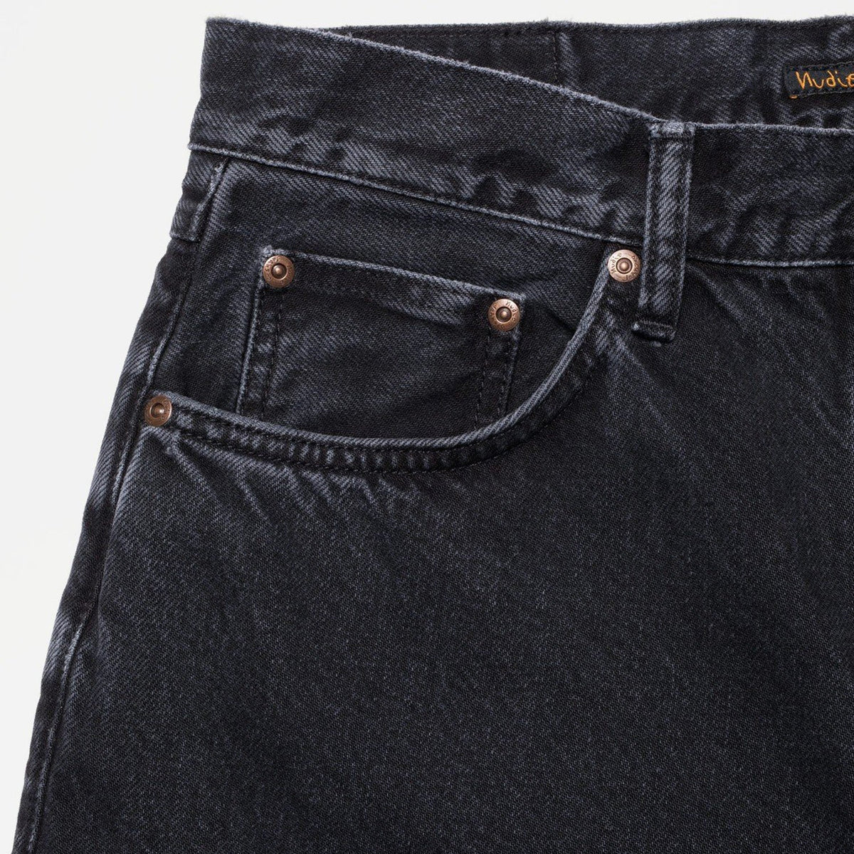 Nudie Jeans Tuff Tony: Black Vintage