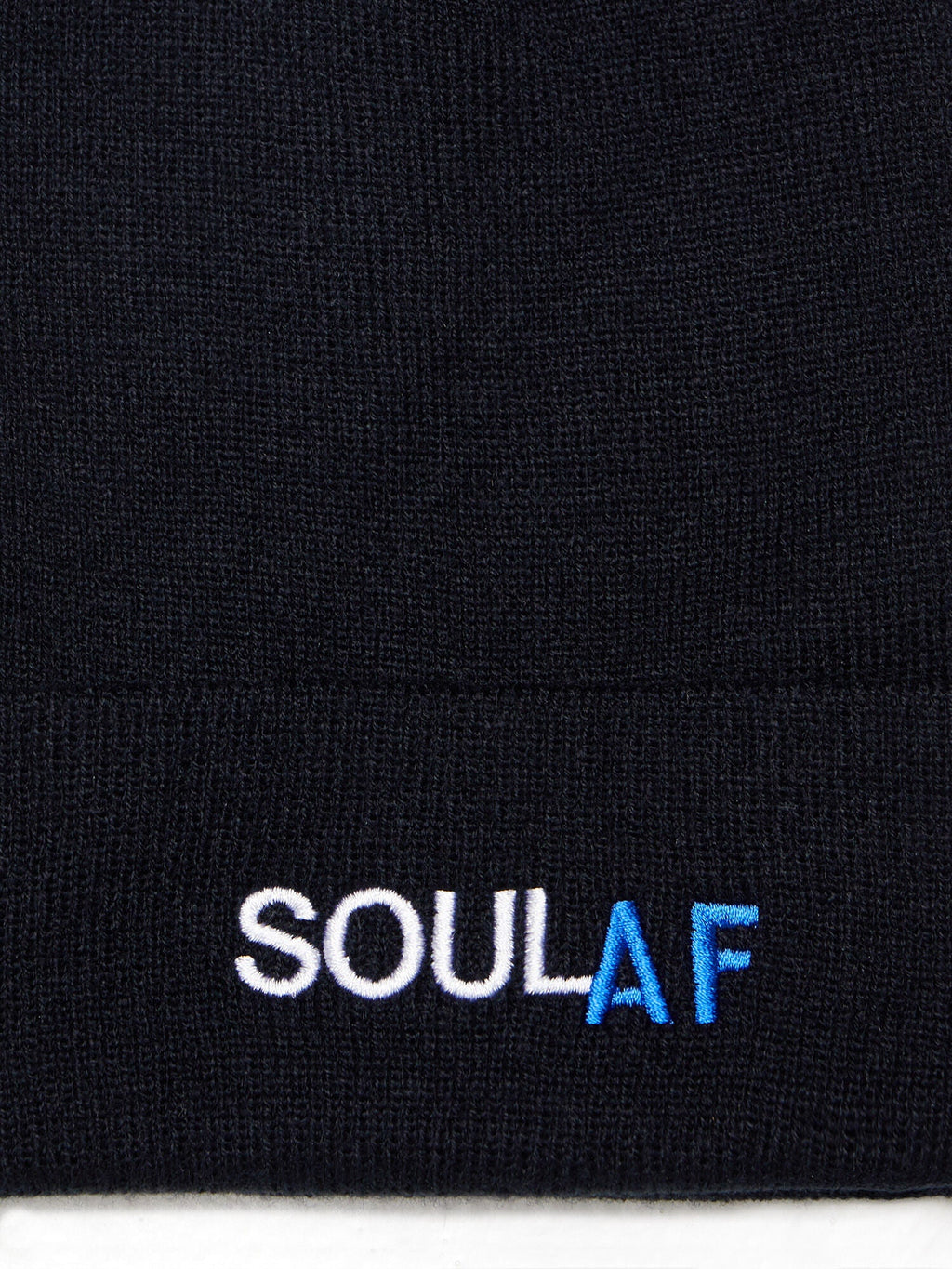 SOULAF BLACK BEANIE
