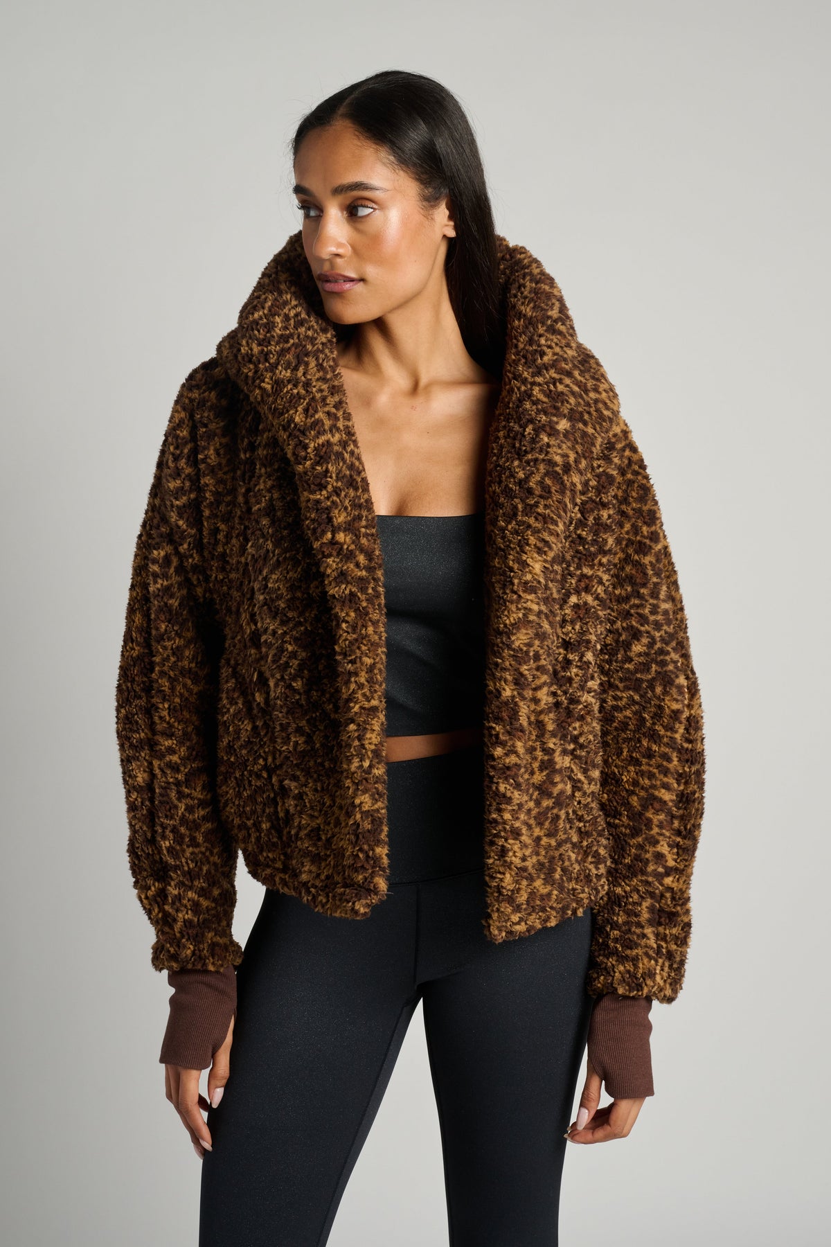 Cropped Leopard Lounger