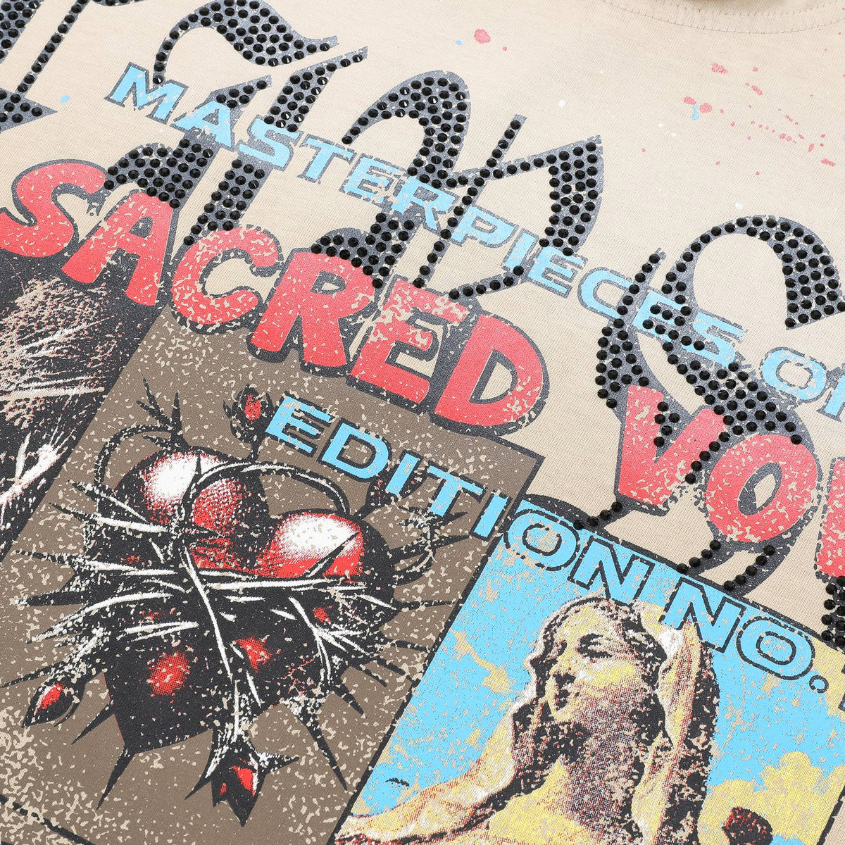 FIRST ROW A Sacred Vow Graphic T-Shirt - Beige