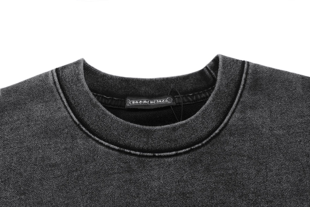 Chrome Hearts Cross Motif Embroidered Crewneck Sweatshirt