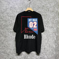 Rhude T-shirts Printed Trendy Pure Cotton