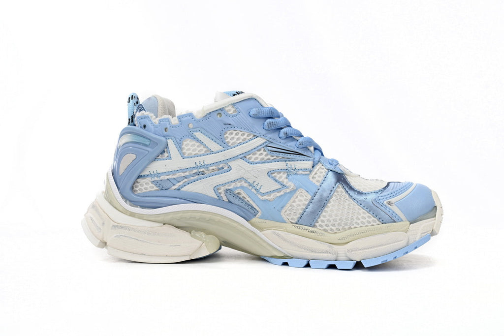 Balenciaga Runner White Light Blue 677402 W3RB2 9744