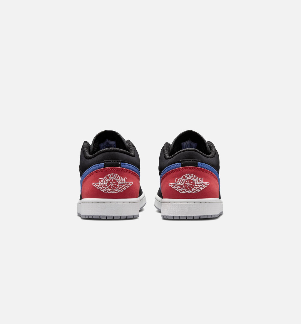 Air Jordan 1 Low - Men's Lifestyle Sneaker (Black/Summit White/True Blue/Varsity Red)