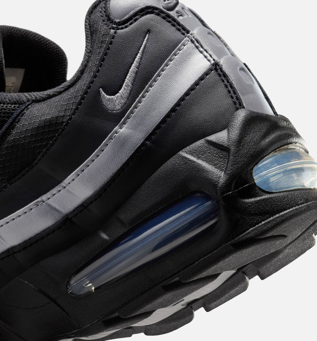 Nike Air Max 95 Big Bubble OG Reflective Accents Men's Lifestyle Shoes – Black/White/Metallic Silver