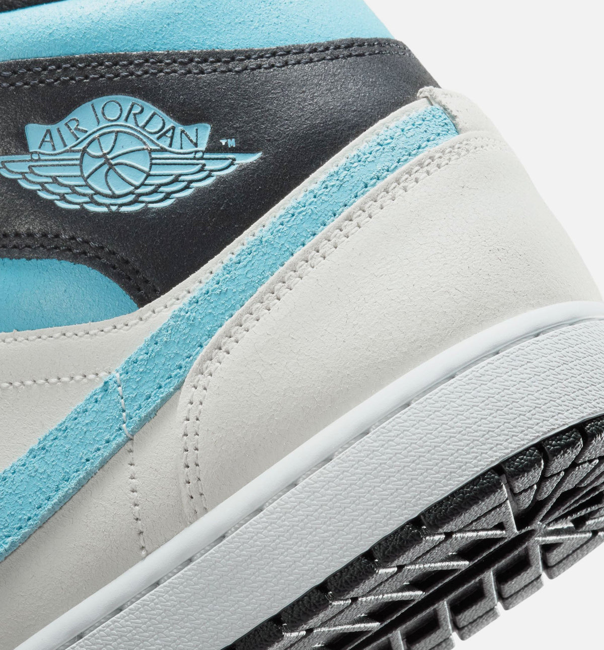 Air Jordan 1 Mid SE “Summit White Blue Chill Black” Men's Lifestyle Shoes
