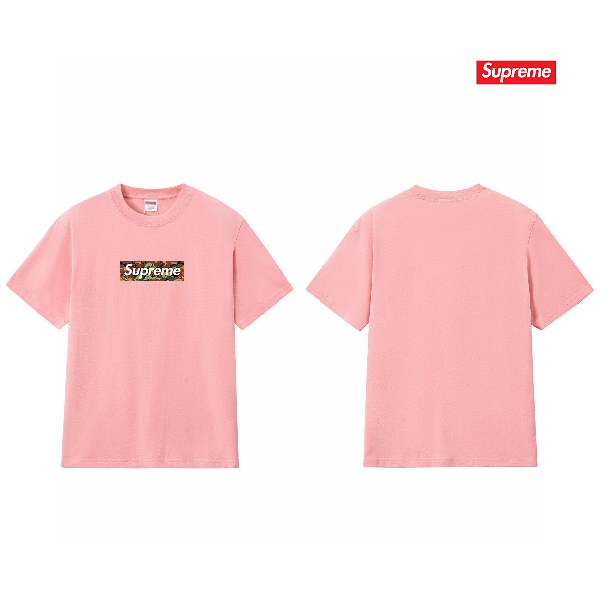 Supreme Camo Box Logo Graphic T-Shirt