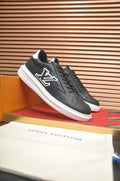 Louis Vuitton Black Low-Top Sneakers